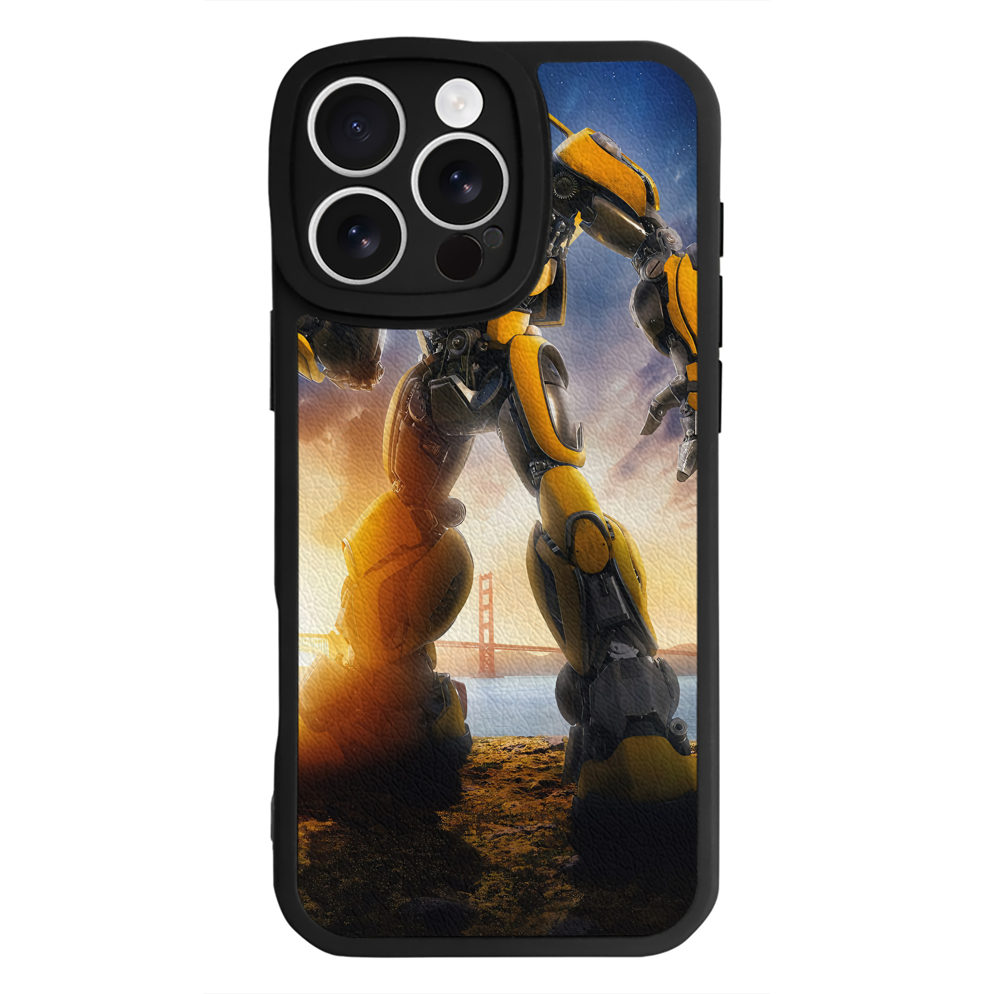 （画像用） Transformers トランスフォーマー 【iPhone 16シリーズ対応】シリコンスマホケース（レザー調） 材質：シリコン
